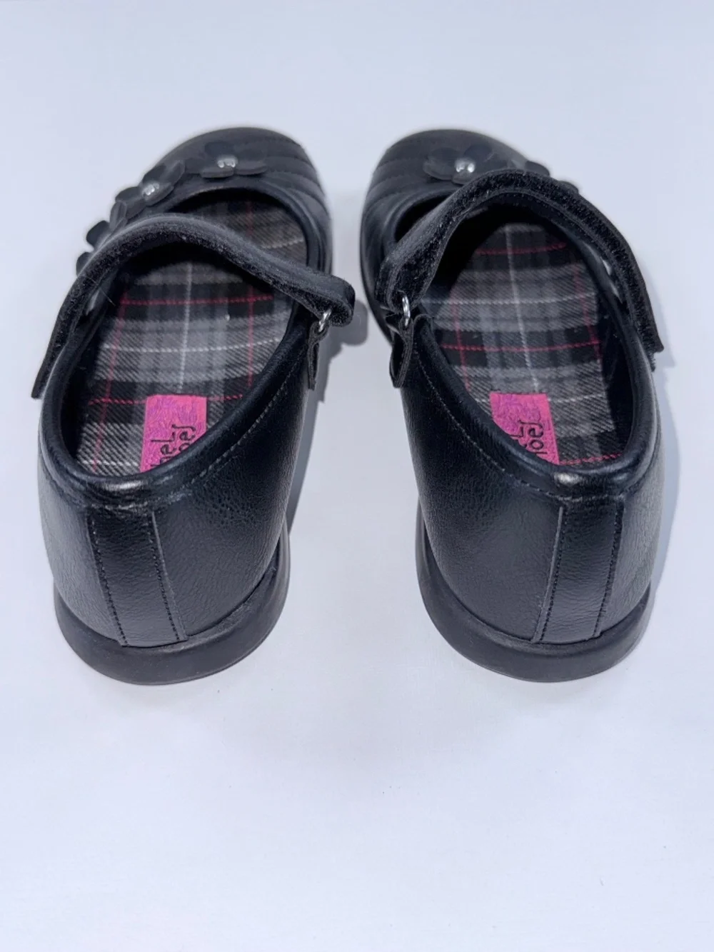 Rachel Shoes Sara Girls Black Mary Jane Dress Flats - Size 1